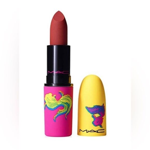 NIB MAC Moon‎ Masterpiece Powder Kiss Lipstick Luck be a Lady - Picture 1 of 8